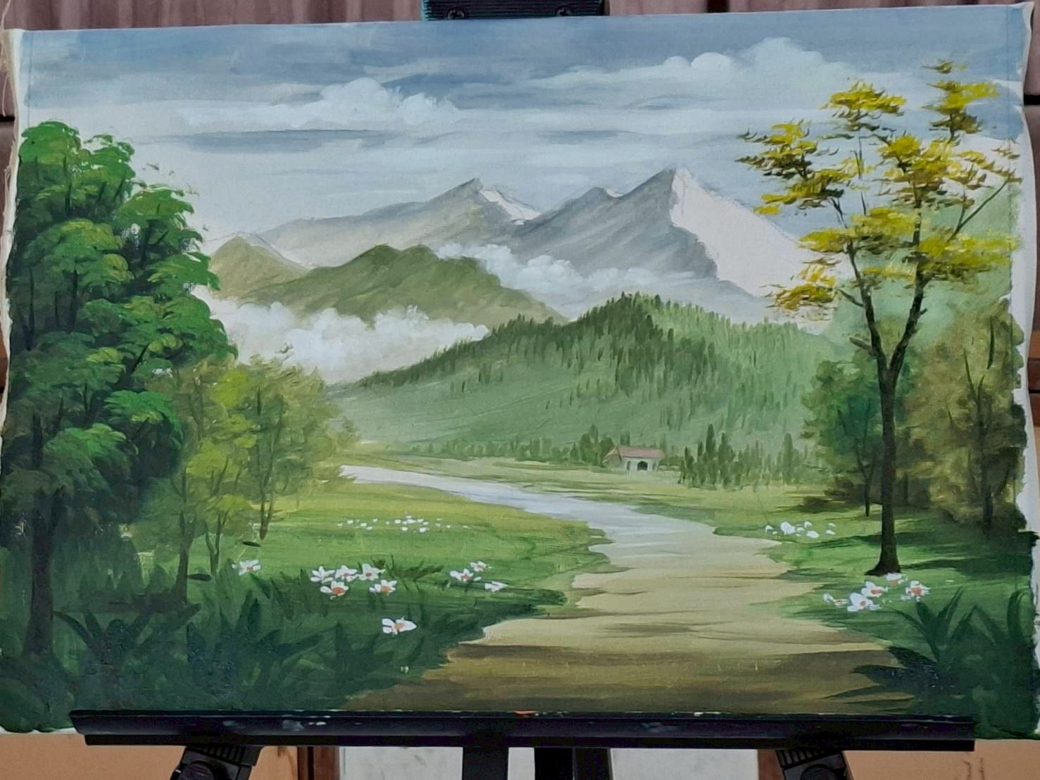 3月19日 油彩初階指導與創作練習時間(標題圖檔)